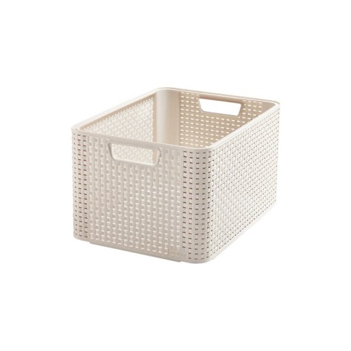 Cutie de depozitare crem din plastic 33x44x23 cm Style – Curver