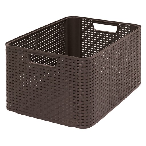 Coș de depozitare Curver Style, 30 l, maro