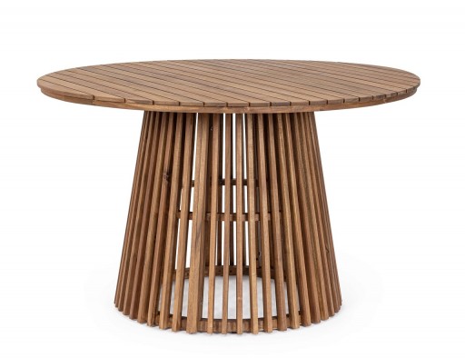 Masa pentru gradina Rodano, Bizzotto, 120x74 cm, lemn de salcam, certificat Fsc, natural