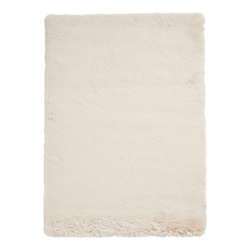 Covor crem 80x150 cm Super Teddy – Think Rugs