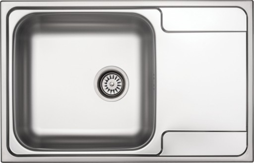 Chiuveta bucatarie inox satin Deante Soul cu o cuva si picurator