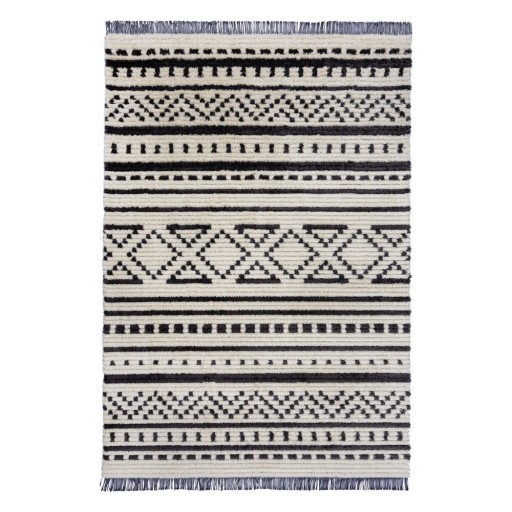 Covor negru-alb 160x230 cm Sabri – Flair Rugs