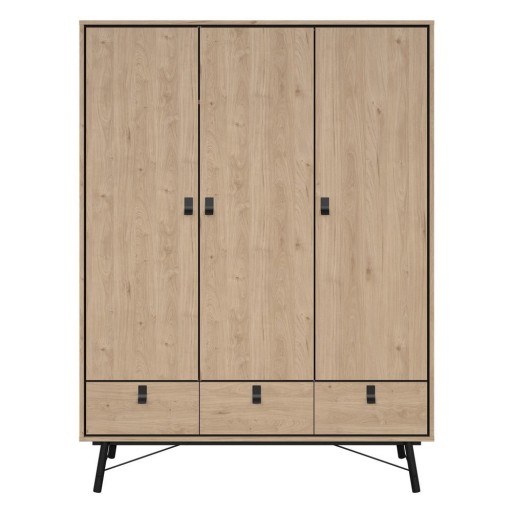 Șifonier cu aspect de lemn de stejar 150x200 cm Ry – Tvilum