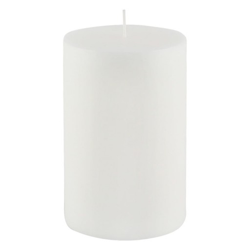 Lumânare Ego Dekor Cylinder Pure, timp de ardere 83 h, alb