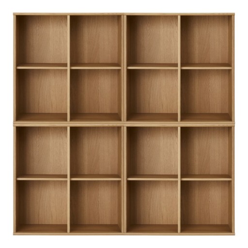 Bibliotecă în culoare naturală cu aspect de lemn de stejar suspendată 70x70 cm Mistral – Hammel Furniture