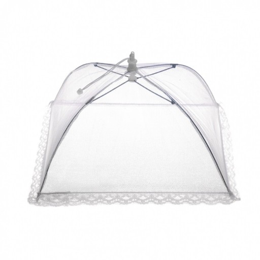 Capac pentru acoperirea alimentelor, 45 x 45 cm, poliester, alb
