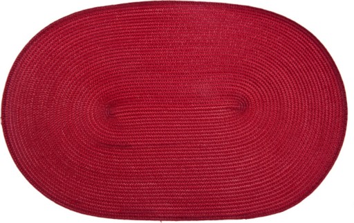 Suport farfurie oval Fusion Fresh, Ambition, 30x45 cm, plastic, rosu