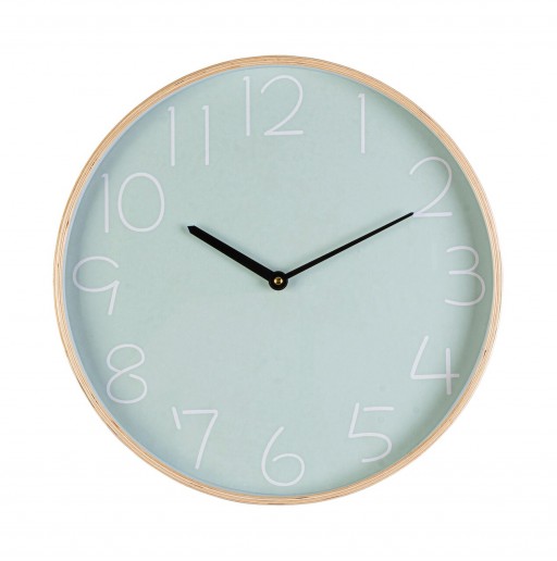 Ceas de perete Lorens, Bizzotto, D40.8 cm, MDF/sticla, verde
