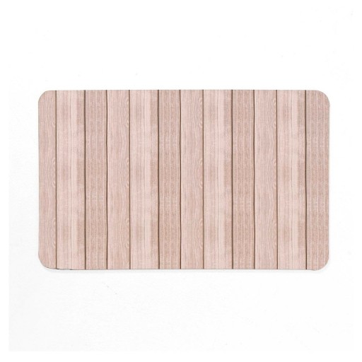 Covoraș de baie maro din cauciuc 50x80 cm Calista – douceur d'intérieur