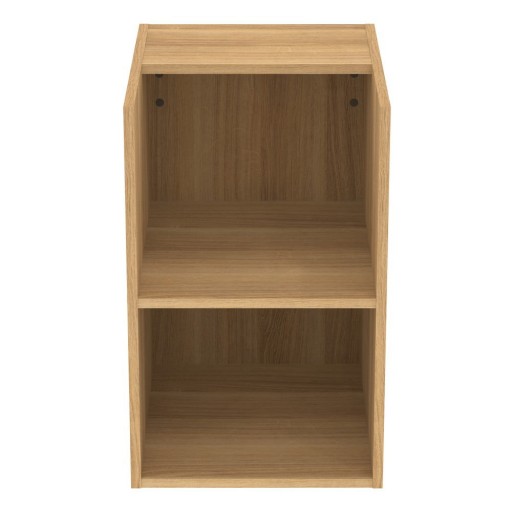 Dulap de baie în culoare naturală scund/suspendat cu aspect de lemn de stejar 40x63 cm i.Life B – Ideal Standard