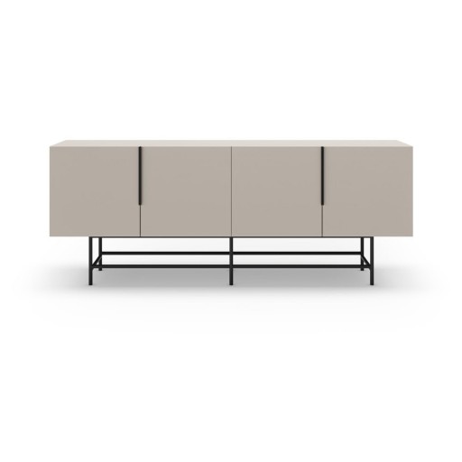 Comodă crem joasă 200x77,5 cm Eldia – Marckeric