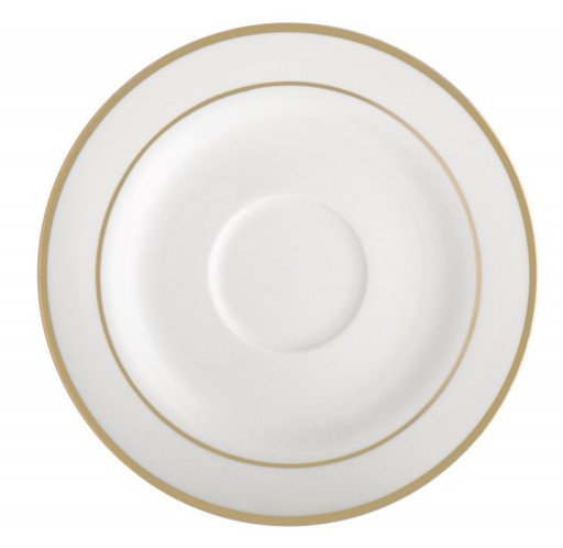 Farfurioara Aura Gold, Ambition, portelan, 15.5 cm, alb