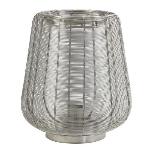 Veioză gri cu abajur din metal (înălțime 31,5 cm) Adeta – Light & Living